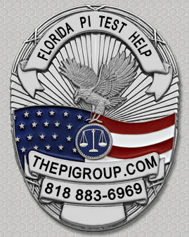 practice test questions Florida Private Investigator exam